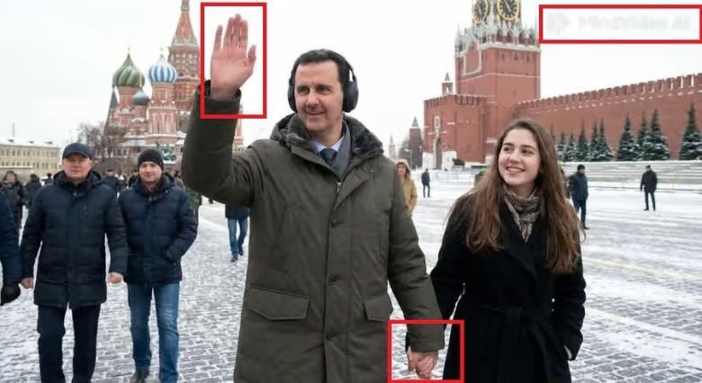 انتشار یک عکس عجیب از بشار اسد و همسرش جنجال آفرید/ این تصویر واقعی یا جعلی است؟