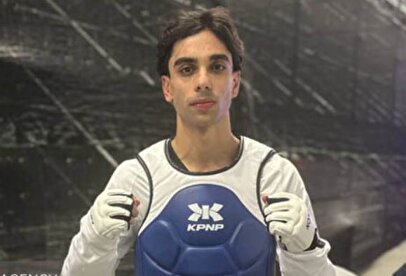 مدال طلای مسابقات تکواندو زیر ۲۱ جهان بر گردن ابوالفضل زندی