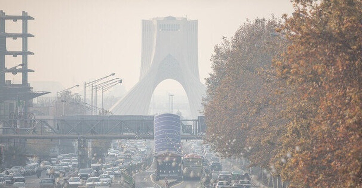 شاخص آلودگی هوای تهران امروز شنبه ۱۵ آذر ۱۴۰۴ / هشدار آلودگی شدید هوا تهران صادر شد
