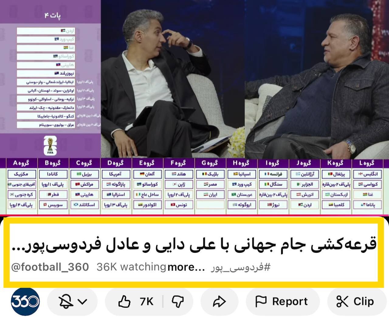 شکست سنگین صداوسیما مقابل عادل فردوسی‌پور / رکوردشکنی لایو فردوسی‌پور با حضور علی دایی