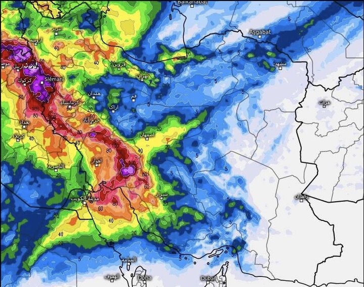 هواشناسی کشور امروز یکشنبه ۱۶ آذر ۱۴۰۴ / ۲۰ استان آماده بارش شدید شوند!