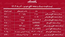 لیست قیمت انواع دیسک و صفحه کلاچ خودرو آذر ۱۴۰۴ / دیسک و صفحه کلاچ پراید، سمند، پژو، زانتیا و...چند شد؟ + جدول