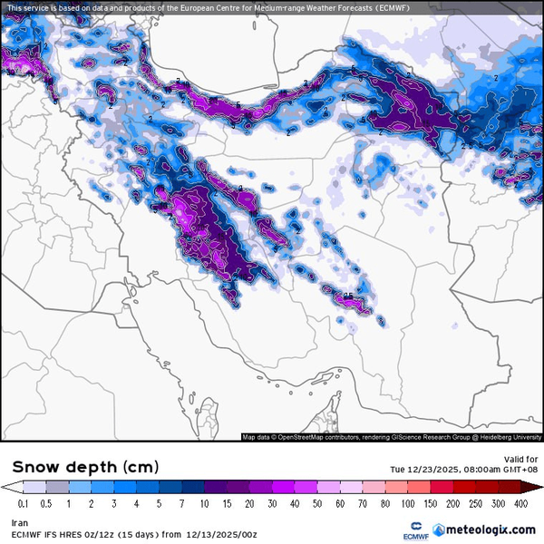 بارش ۱۰ روزه برف و باران در سراسر کشور / این استانها منتظر بارش سنگین باشند + نقشه بارش ۱۰ روزه برف و باران در سراسر کشور / این استانها منتظر بارش سنگین باشند + نقشه