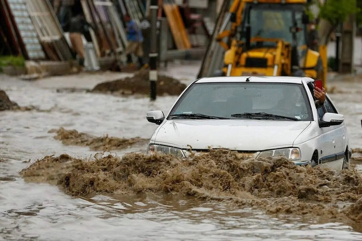 جان‌باختن دو کودک در سیل هرمزگان+ فیلم