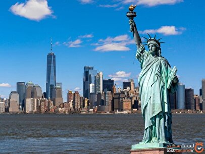 مجسمه آزادی سقوط کرد + فیلم