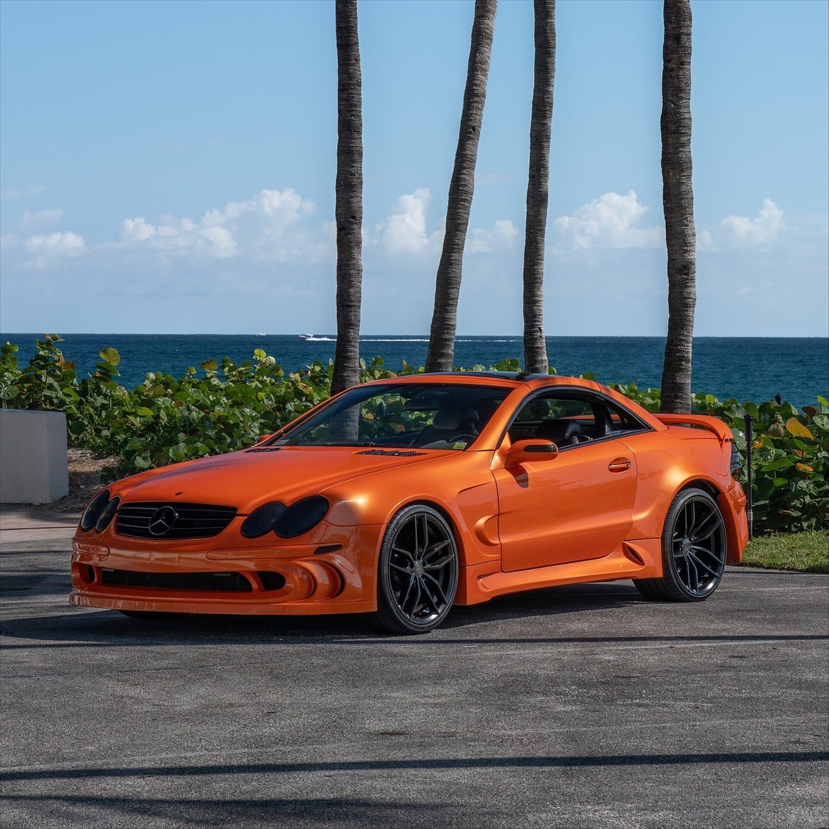 این رنگ مرسدس SL۵۵ شما را حیرت‌زده می‌کند!