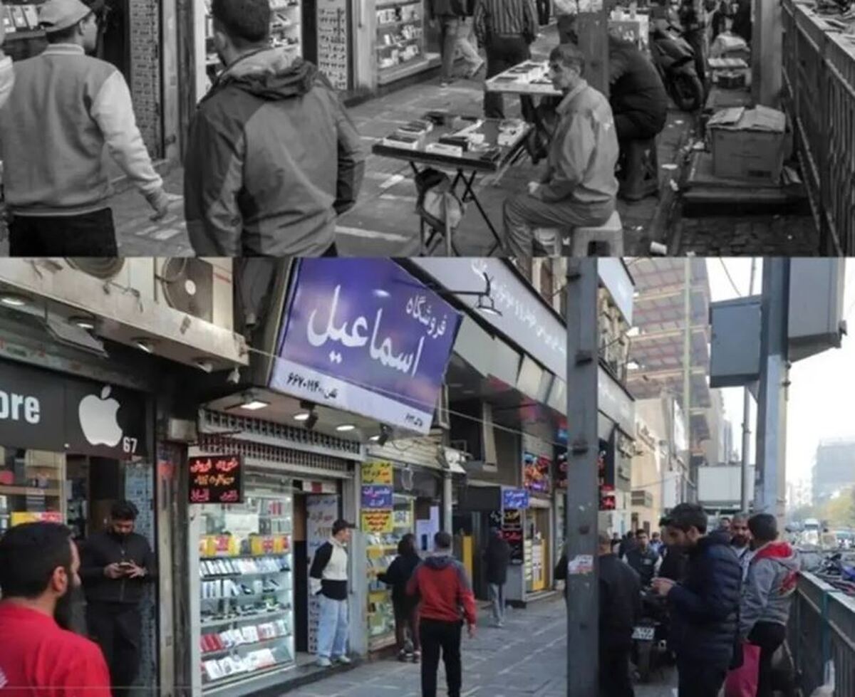 ساماندهی دستفروشان مقابل پاساژ علاءالدین