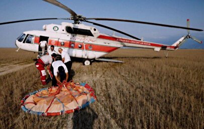 مهار آتش‌سوزی جنگل‌ها و مراتع استان گلستان / بالگرد‌های هلال احمر نجات‌بخش جنگل‌ها شدند