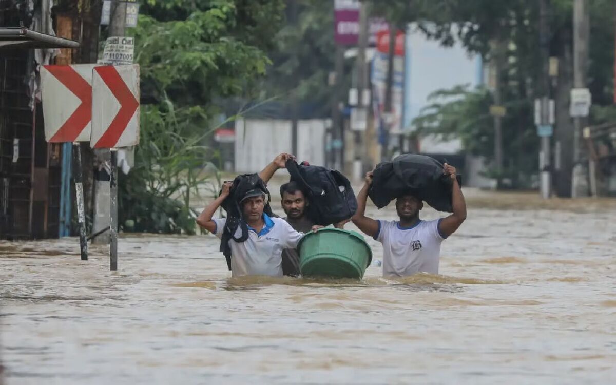 سیلاب سری‌لانکا شمار قربانیان را به ۱۵۹ نفر رساند