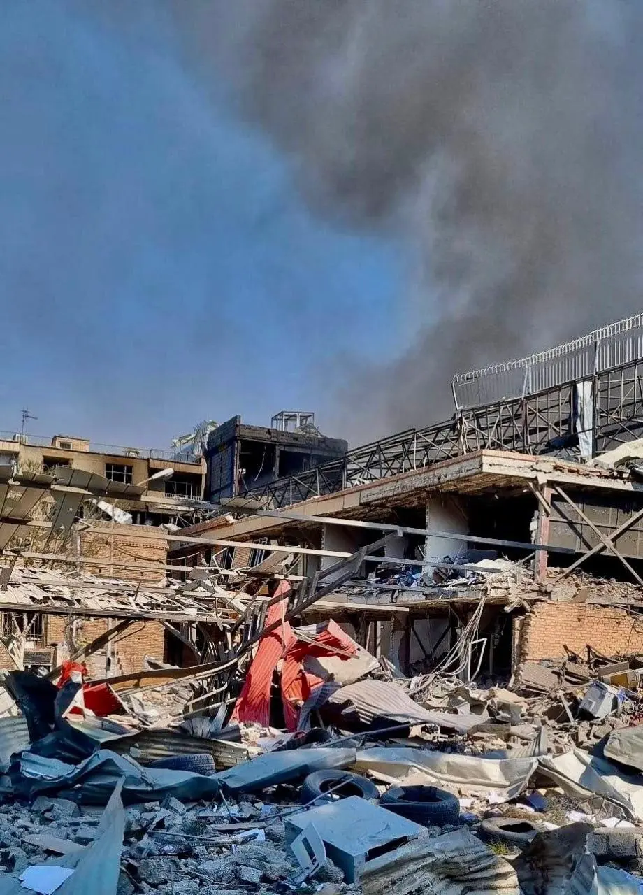 تصاویر آخرالزمانی از حمله آمریکا و اسرائیل به انستیتو پاستور