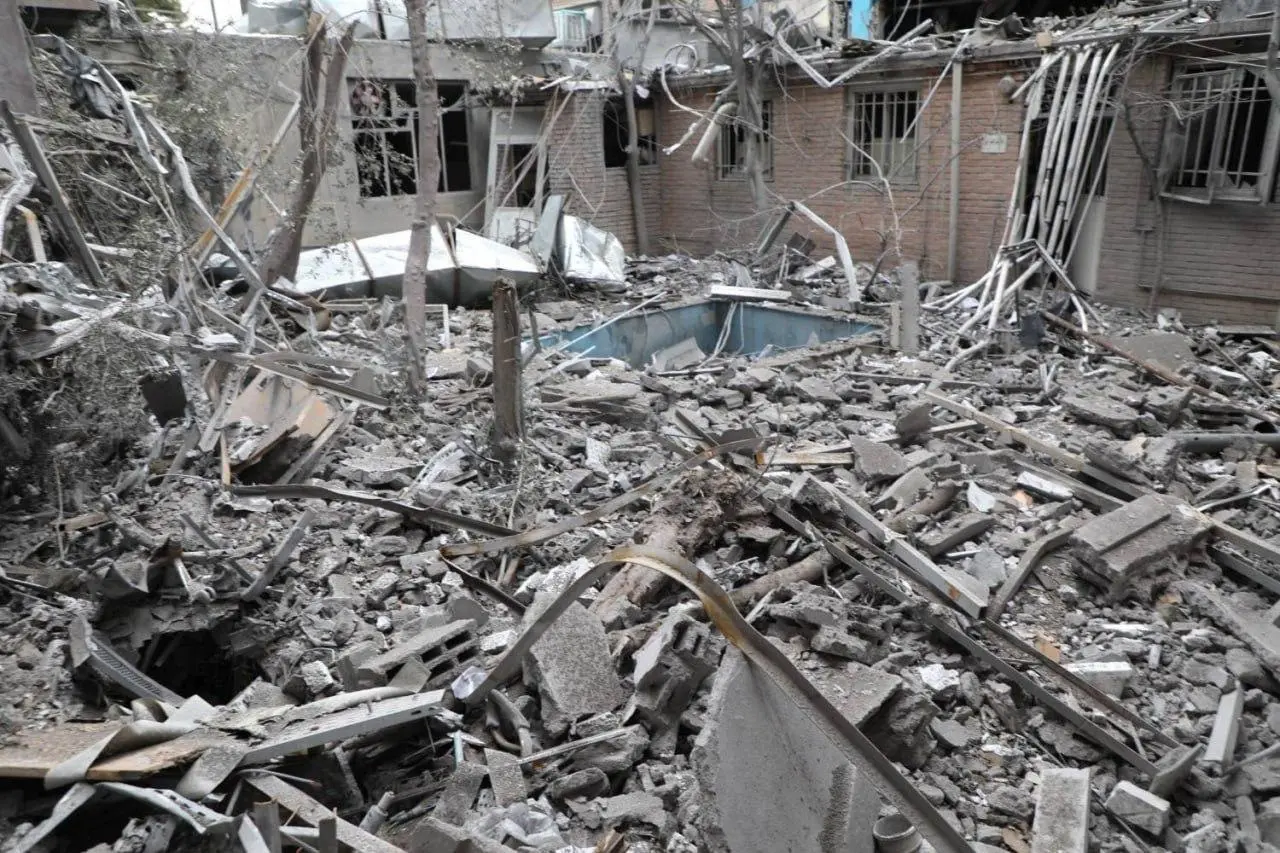 تصاویر آخرالزمانی از حمله آمریکا و اسرائیل به انستیتو پاستور