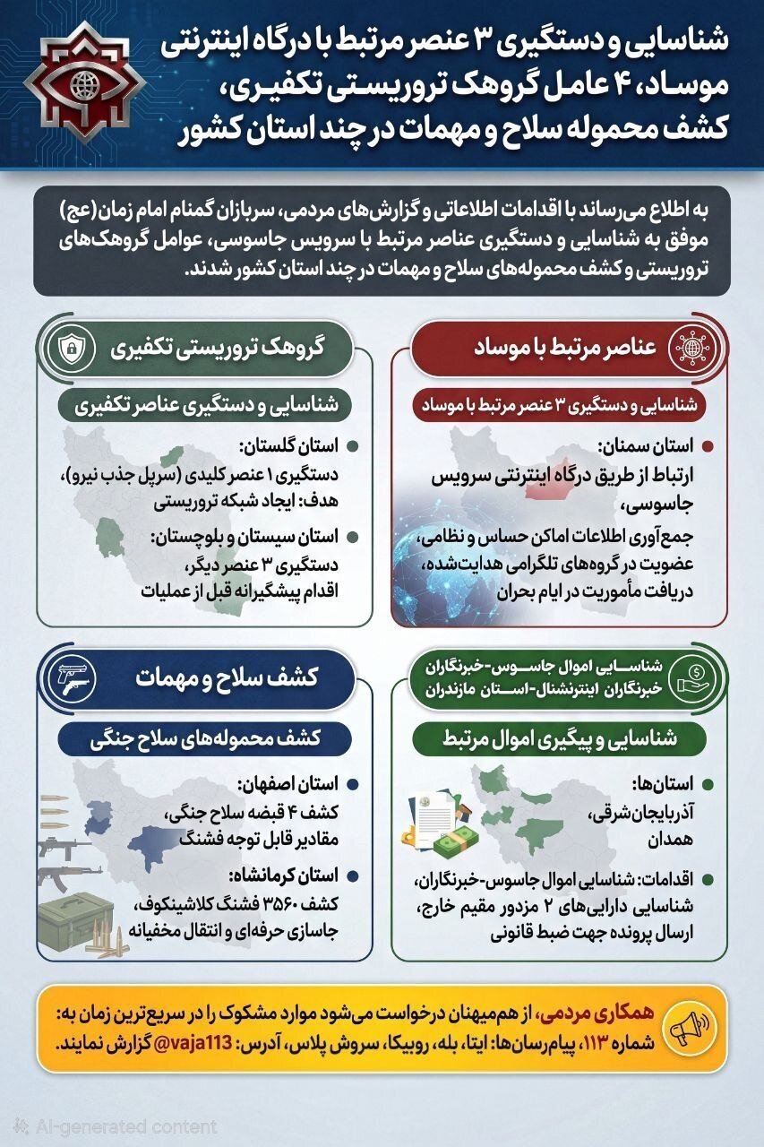 وزارت اطلاعات بیانیه جدید صادر کرد