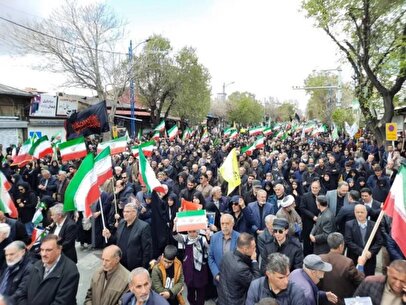 تصاویر هوایی از خیابان جمهوری در چهلم رهبر شهید انقلاب + فیلم