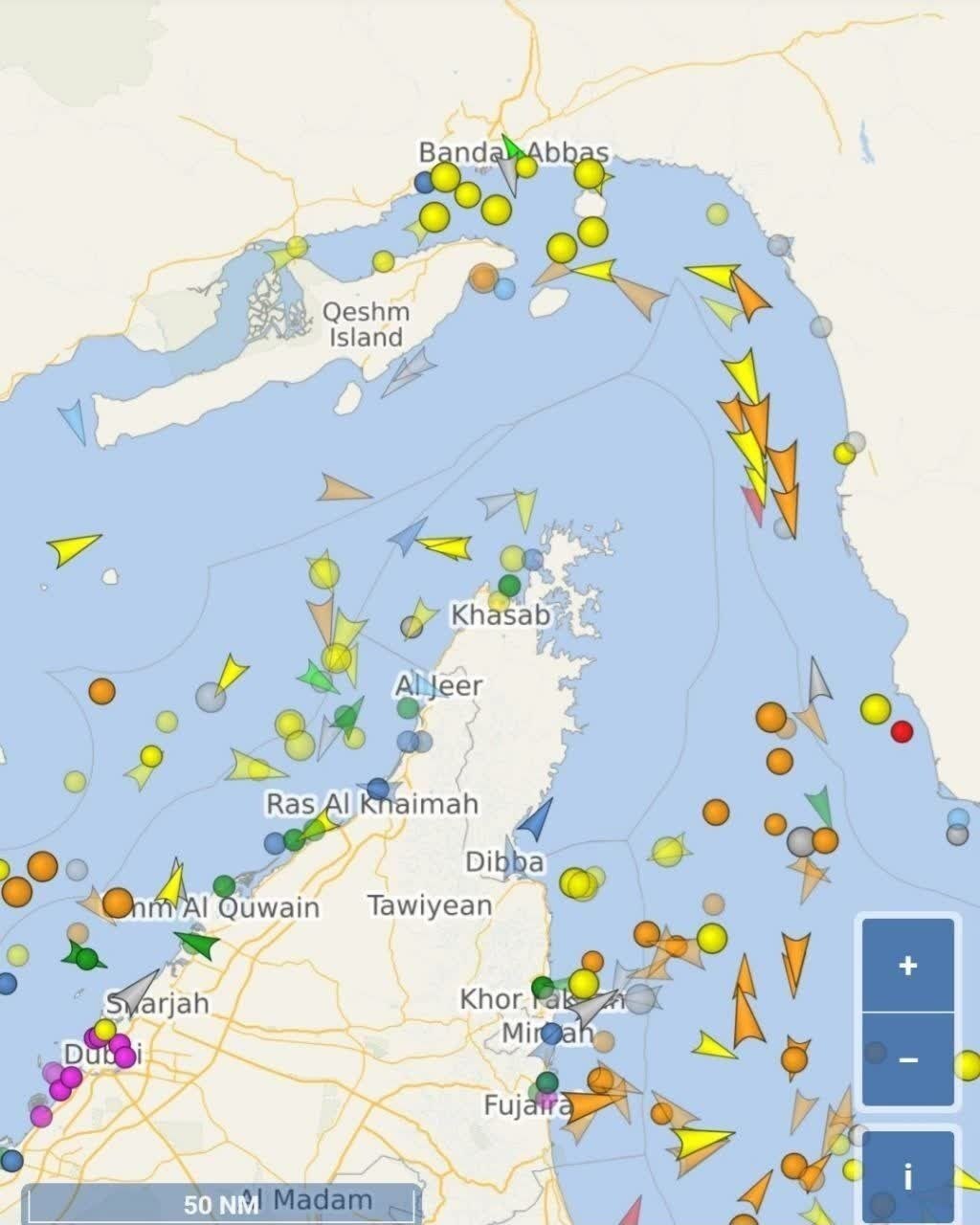 سیگنال مثبت از مذاکرات / ۲۰ کشتی در حال تردد از تنگه هرمز هستند