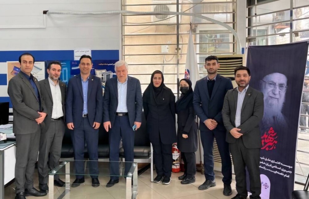 بازدید معاون امور شعب مؤسسه اعتباری ملل از شعب گرگان