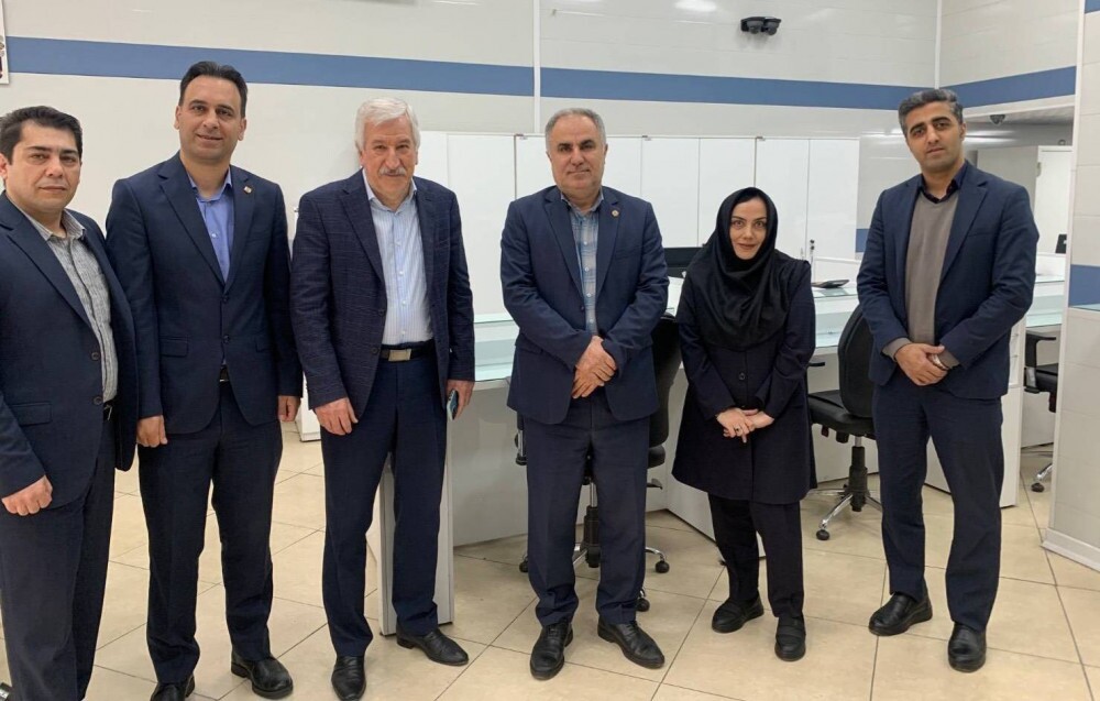 بازدید معاون امور شعب مؤسسه اعتباری ملل از شعب گرگان