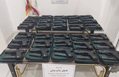 کشف یک محموله سلاح جنگی در اندیمشک + تصویر