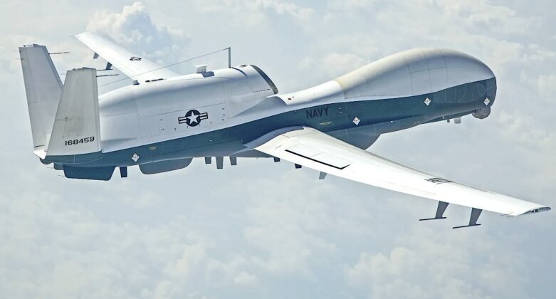 سقوط پهپاد فوق‌ گران‌قیمت آمریکا در خلیج فارس / MQ-۴C تریتون نابود شد! + عکس