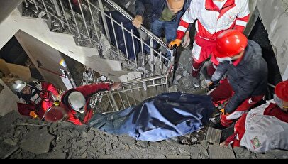 حمله هوایی به ساختمان ۱۷ واحدی در تهران+ فیلم