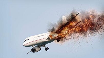 سقوط یک هواپیما با ۱۱۰ نفر سرنشین+ فیلم