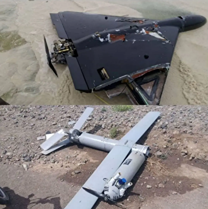 پدافند هوایی ارتش دو پهپاد متجاوز را ساقط کرد