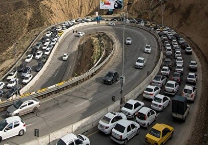 ترافیک سنگین در تمام محورهای مواصلاتی شمال گزارش شد