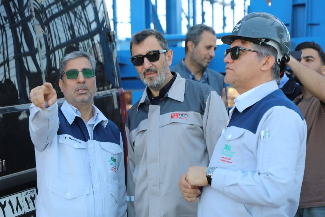 بازدید عیدانه دکتر سمیعی نژاد از فولاد سنگان