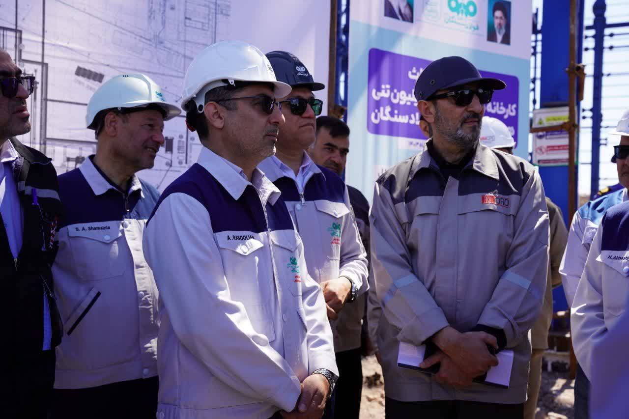 بازدید عیدانه دکتر سمیعی نژاد از فولاد سنگان