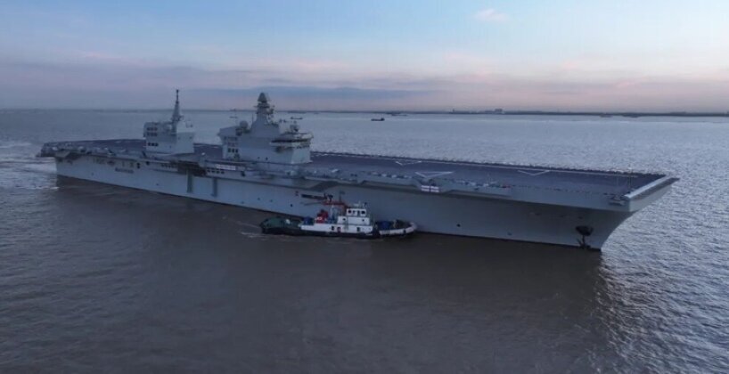 بزرگترین ناو پهپادبر جهان راهی ماموریت شد/ هدف کجاست؟ + تصاویر