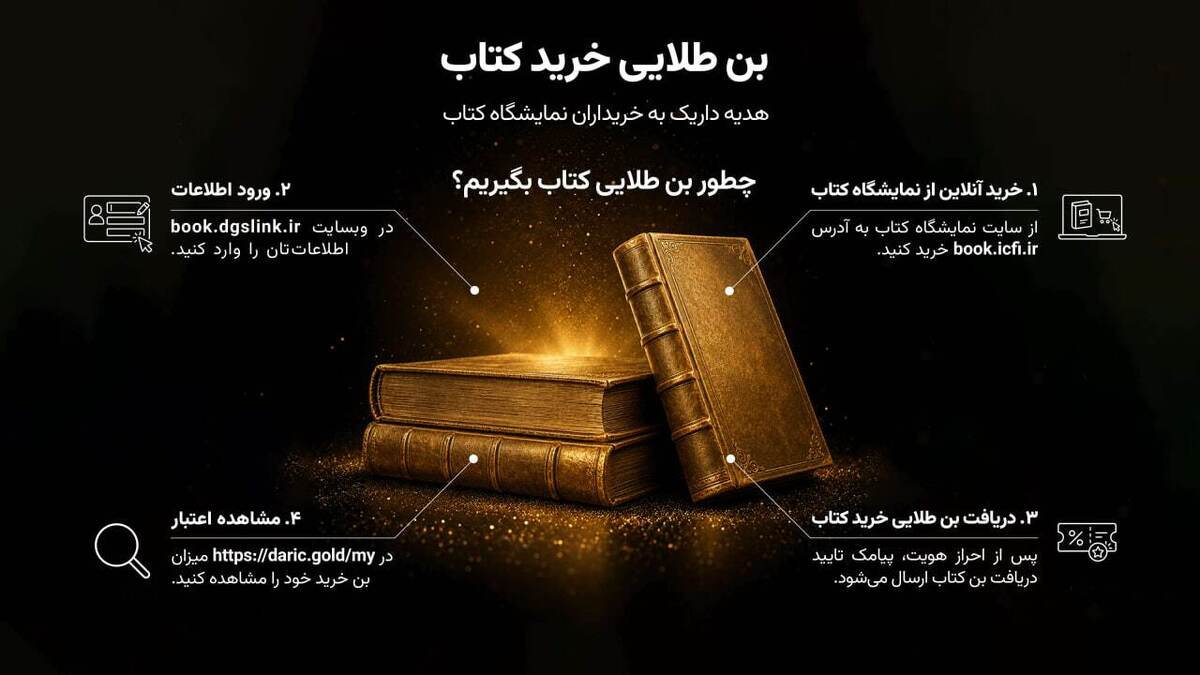 بن طلایی خرید کتاب؛ نمایشگاه آنلاین کتاب ۱۴۰۵