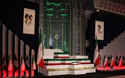 زمان ادای احترام به پیکر رهبر شهید تغییر کرد؛ آغاز مراسم در مصلی