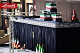اقامه نماز بر پیکر رهبر شهید در قم؛ زائران شعار دادند