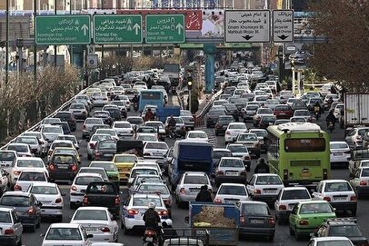 افزایش حجم ترافیک صبحگاهی در بزرگراههای تهران