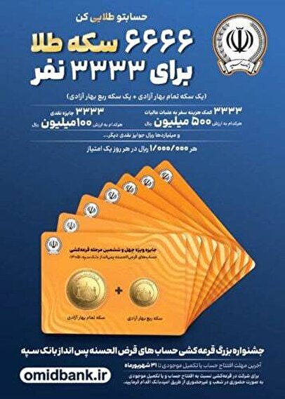 جوایز طلایی جشنواره بزرگ قرعه‌کشی حساب‌های قرض‌الحسنه پس انداز بانک سپه اعلام شد