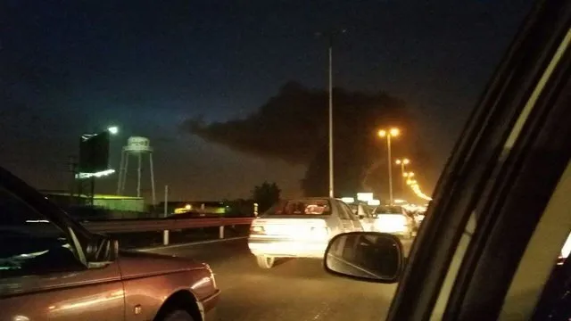 حریق گسترده در جاده مخصوص کرج +عکس
