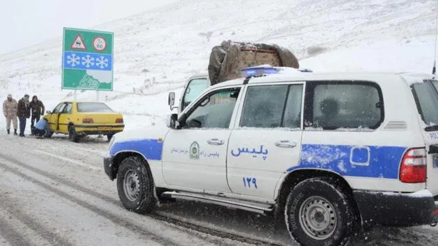 جاده های  کدام استان ها برفی است؟