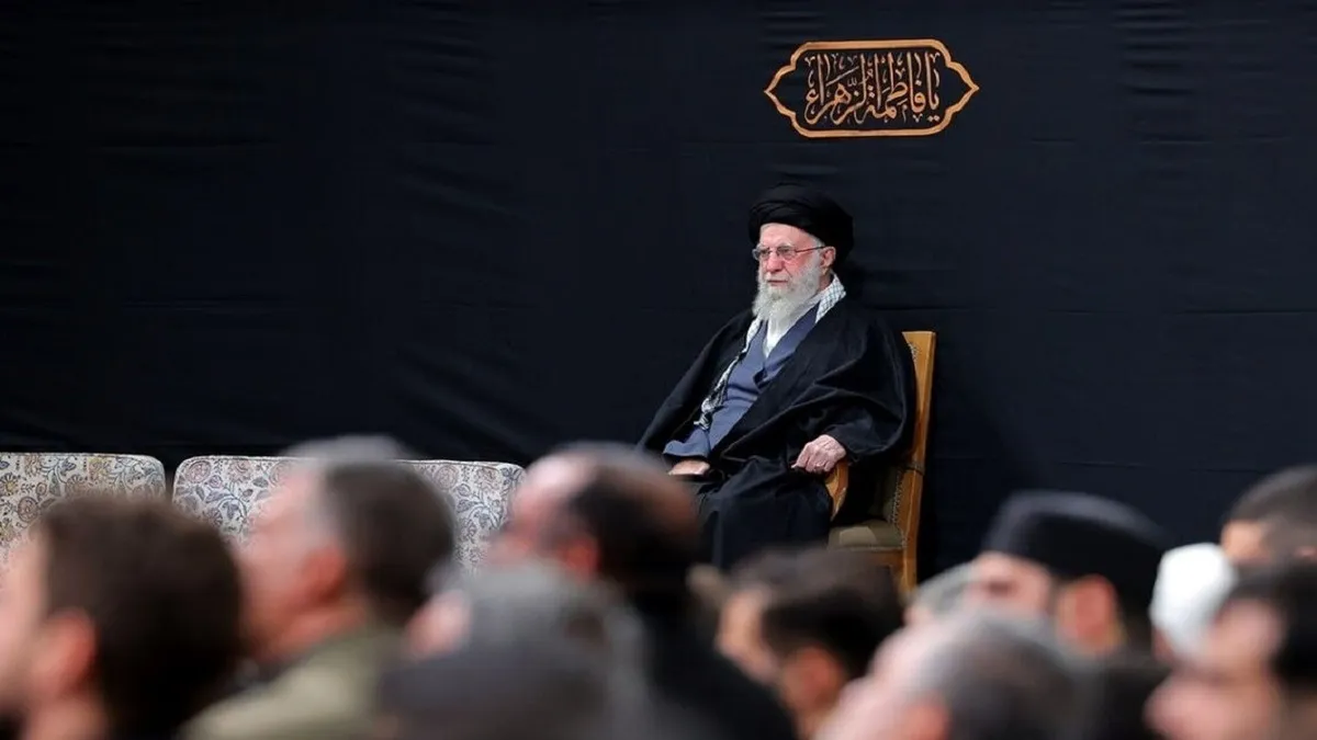 دومین شب مراسم عزاداری فاطمیه با حضور رهبر معظم انقلاب