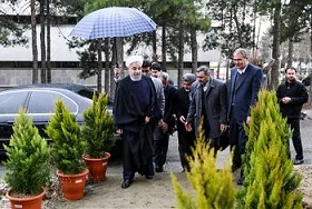 درختکاری حسن روحانی +عکس