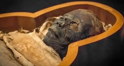 مومیایی ۳۸۰۰ساله از دل خاک بیرون آمد! + فیلم