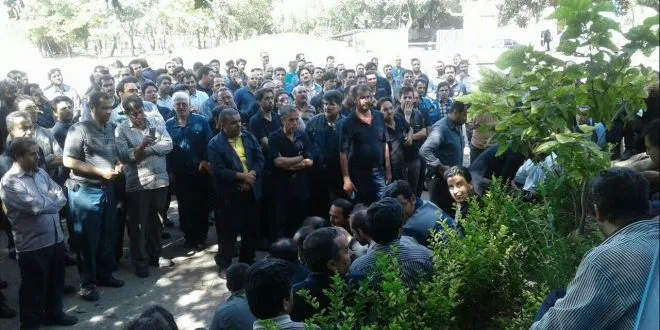 تجمع کارکنان بلبرینگ‌سازی تبریز