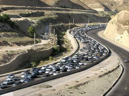 یک طرفه بودن جاده کرج چالوس لغو شد