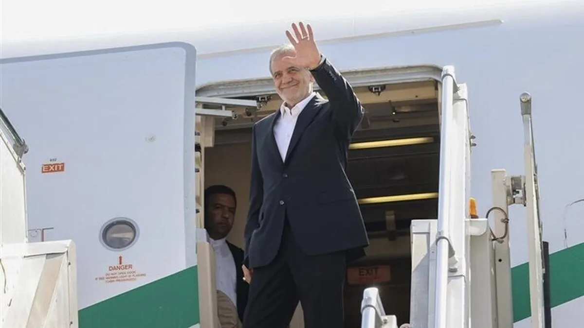 Pezshkian travels to Bandar Abbas after tragic port fire