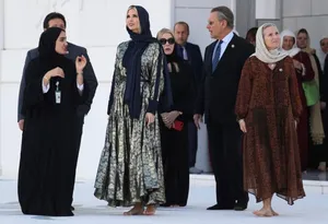 وقتی دختر ترامپ محجبه می‌شود +فیلم