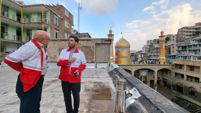 رانش زمین و سیل در منطقه امامزاده داوود تهران + فیلم