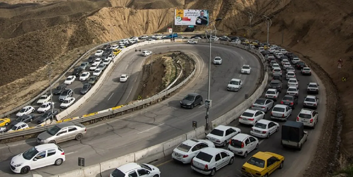ترافیک پرحجم در محورهای هراز و فیروزکوه