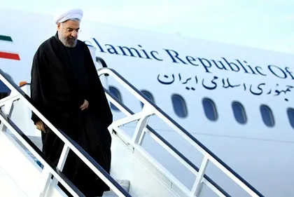 روحانی وارد یزد شد