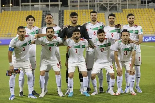 لحظه ورود بازیکنان تیم ملی ایران به ورزشگاه خلیفه
