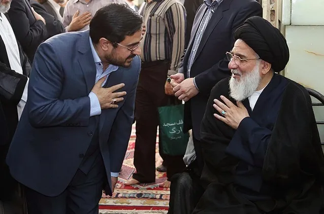 مجلس ترحیم مادر آیت‌الله شاهرودی+تصاویر