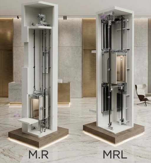 آسانسور MRL یا MR