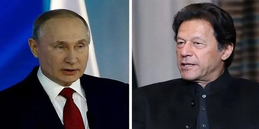 استقبال پوتین از عمران خان همزمان با حمله به اوکراین